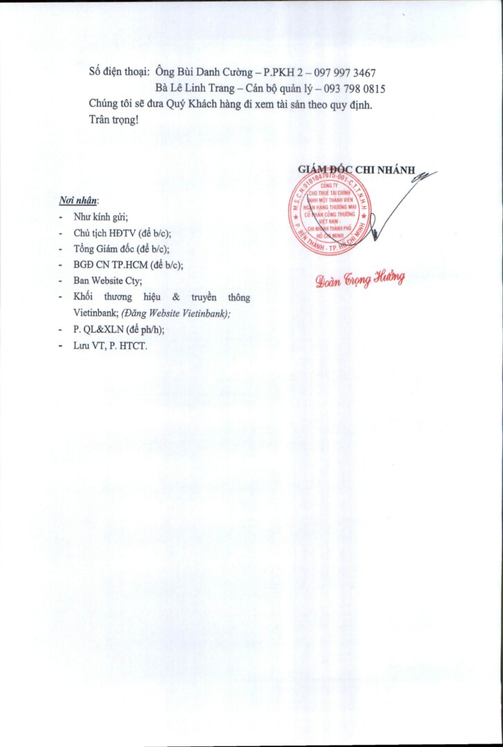 Cv Số 182 Vv Giới Thiệu Khách Hàng Mua Tài Sản Cty Maple Images 1