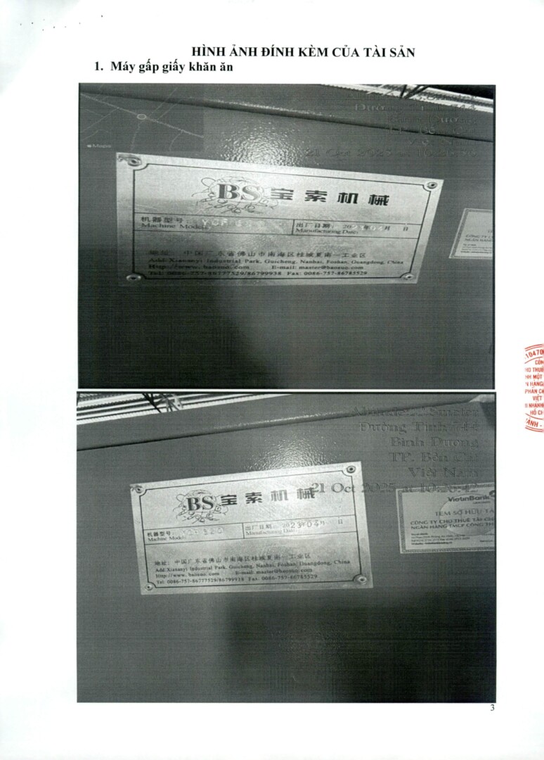 Thông Báo Bán Tài Sản Cttc Hình ảnh 2